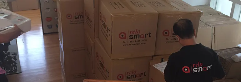 cardboard boxes