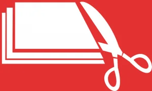 scissors cutting money to represent cut the costs of shipping to Hong Kong