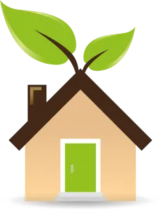 eco friendly house that represents ways to Eco-Friendly Storage