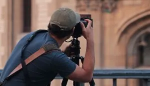 person taking pictures