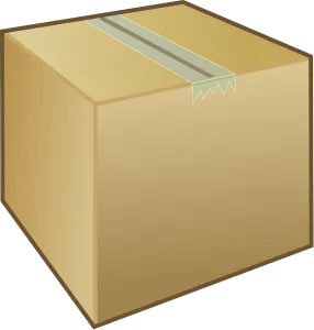 A packed box