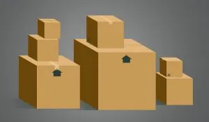 -drawing of moving boxes