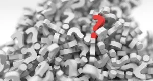 a pile of question marks