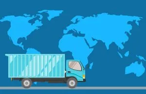 blue moving truck -apply for a Hong Kong visa