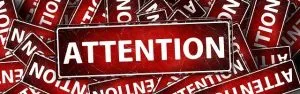 red attention sign