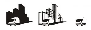 drawing of a moving truck