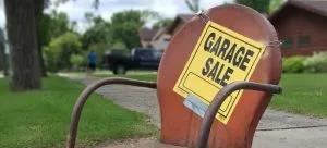 Pack your garage after the garage sale