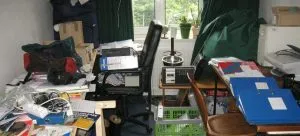 Decluttering before relocation is necessary.