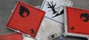 Flammable items