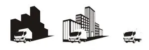 -illustration of moving trucks