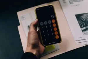 - a calculator
