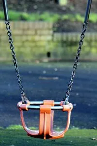 -playground and a swing