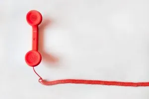 A red telephone