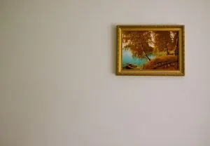 Painting on your wall before shipping valuable artwork to the UK