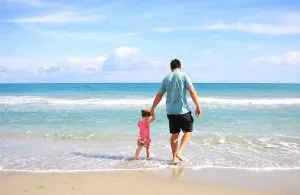 father with child
