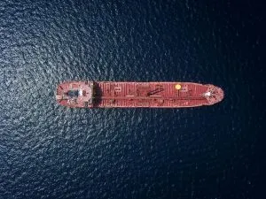 A freight ship