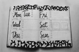 a checklist for a moving timeline