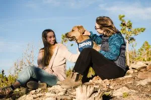 Two friends talking