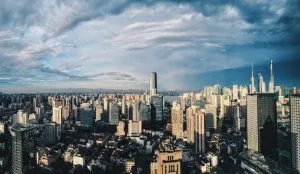 Picture of Shanghai skyline