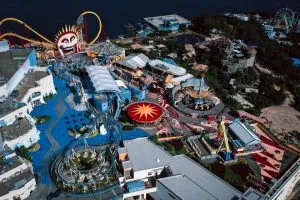Aerial view of Ocean Park Hong Kong
