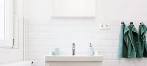 Bathroom Essentials include toiletries and towels
