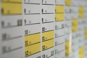 a calendar