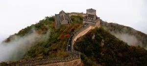 The great wall of China