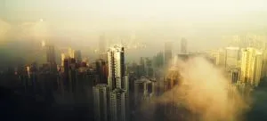 Polluted air of Hong Kong