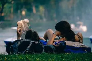 couple reading about emotionally prepare for leaving Hong Kong