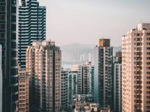 visit high rise buildings to help grandparents settle in Hong Kong