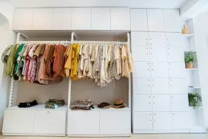 white closet