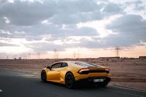 yellow car