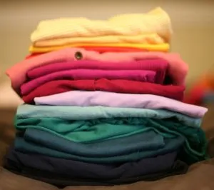 folded clothes