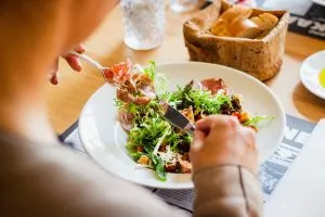 person eating