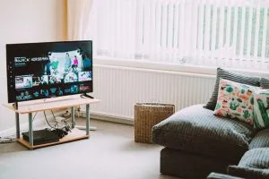 turned on tv