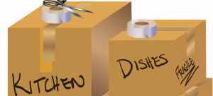 labeled relocation boxes