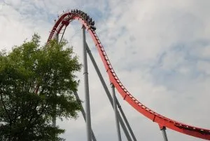 rollercoaster is one of the best activities in Hong Kong to enjoy this spring