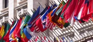 bunch of flags