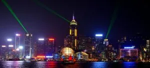 hong kong light show
