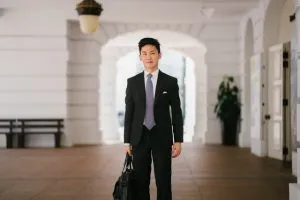 a man in a suit