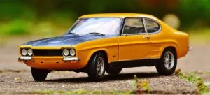 toy car on concrete ground