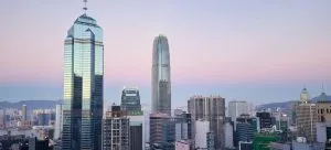 Tall buildings in Hong Kong