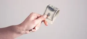 Money in hand