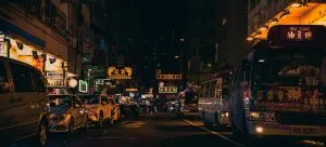 street in Hong Kong