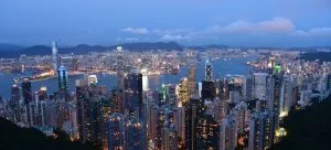 view from the Victoria High as one of the Places you need to visit in Hong Kong