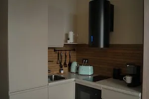 Kitchen in an micro-apartment