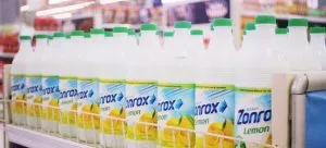 Bleach on the shelp in a store