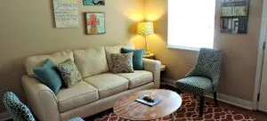 sofa and two chairs