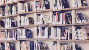 books on a shelf