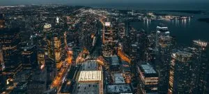aerial view of Canada, one of the things HK expats love about Canada